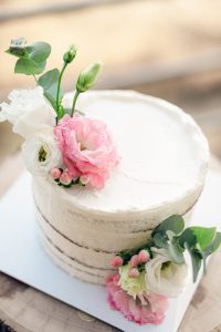 one tier wedding cake crete